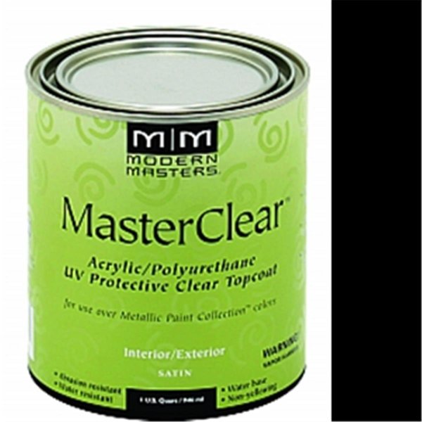 Modern Masters ME664 1 qt. Satin Master Clear Metallic Topcoat MO327242